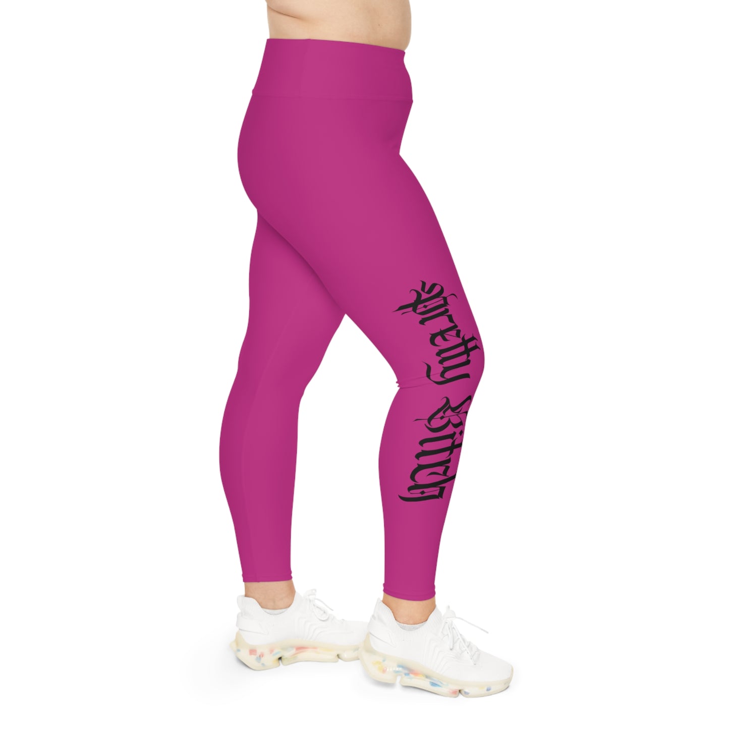 Plus Size Leggings - Vibrant Stretchy Comfort, Fitness Wear, Everyday Casuals, Lounge Pants, Gift for Her
