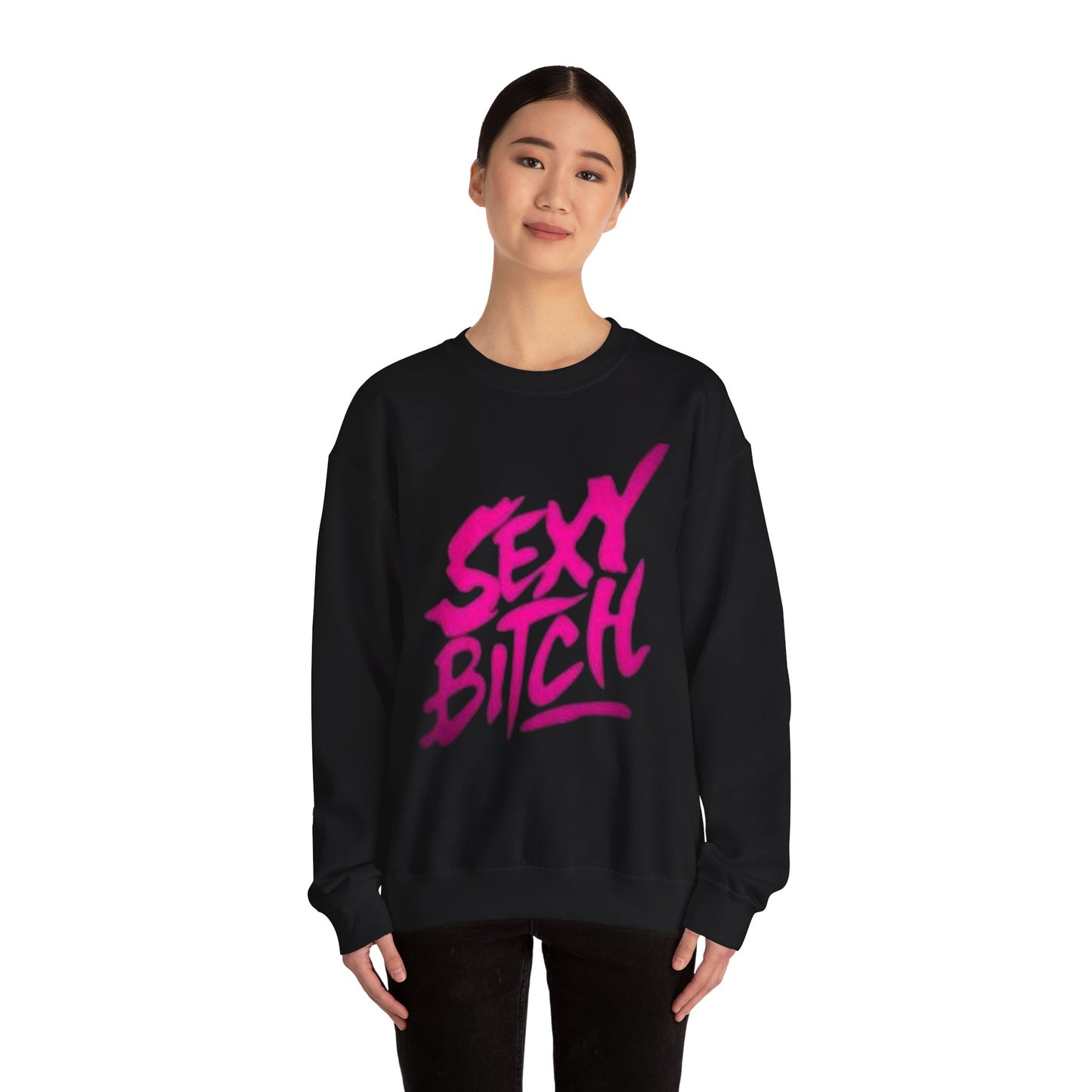 Sexy Bitch Unisex Crewneck Sweatshirt, Trendy Fashion, Casual Wear, Gift for Her, Cozy Lounge, Bold Statement Clothing
