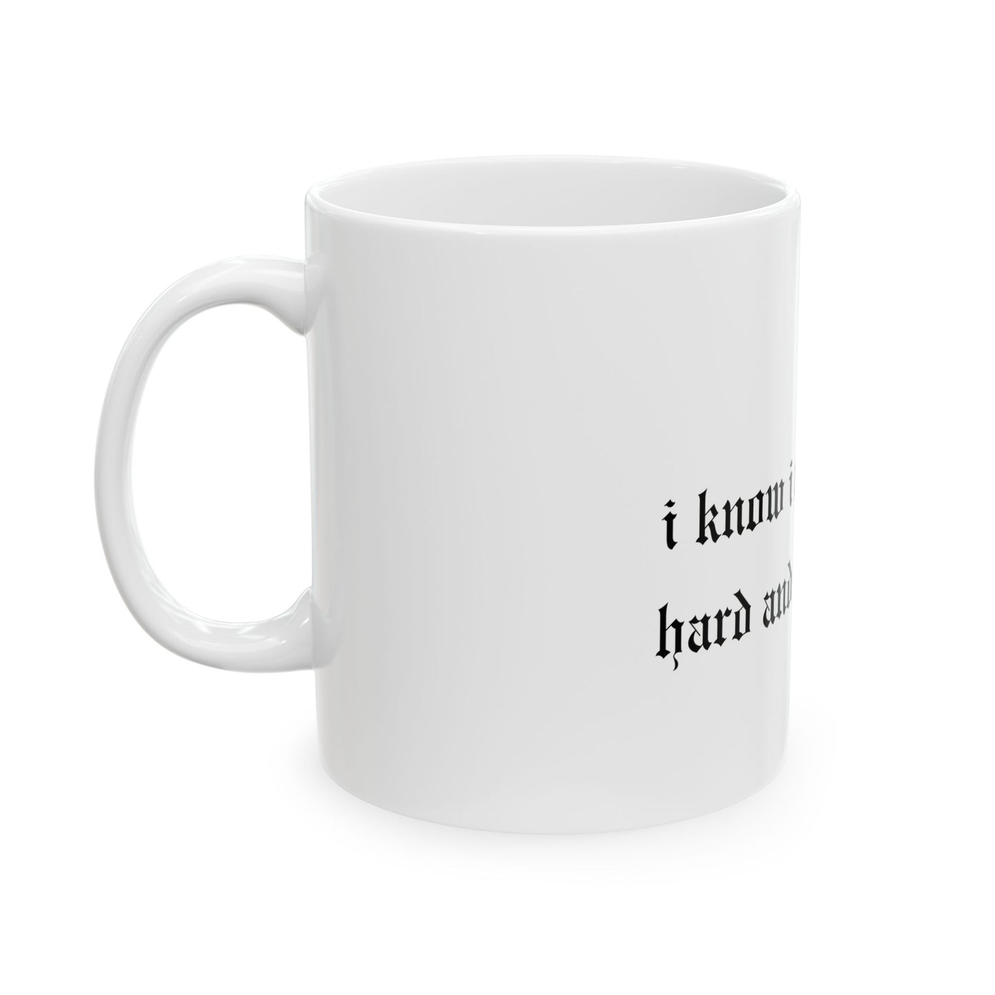 Playful Ceramic Mug - Funny Quote for Gifting, Unique Coffee Cup, Birthday Present, Humor Mug, Perfect for Friends